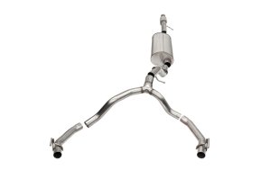 Cadillac Escalade Performance Exhaust - CORSA Performance - Cat Back, Dual Rear Exit, Sport, No Drone RSC Technology - `21-`25